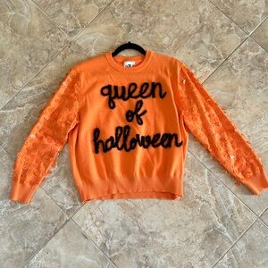 Queen of Sparkles Queen of Halloween sweater New without tags Size Small